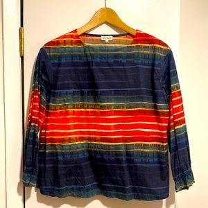 Suno cotton striped shirt
